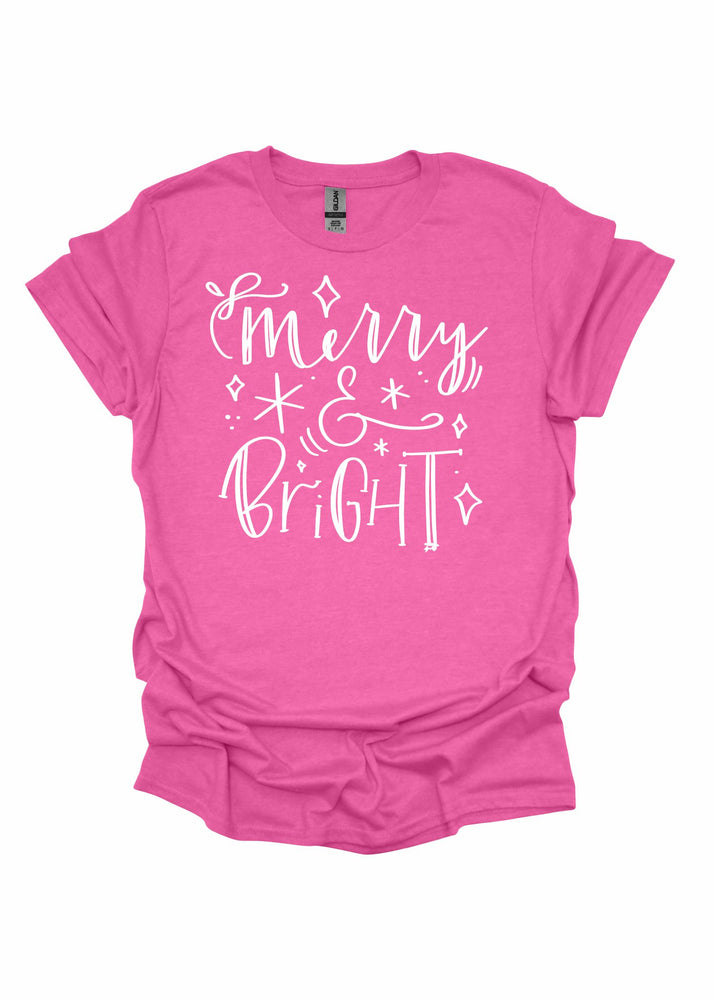 Merry and Bright Graphic Tee- Black Friday Sale- (BF1024)