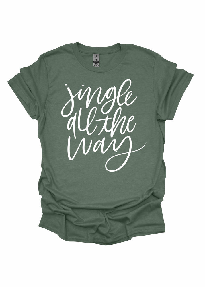
            
                Load image into Gallery viewer, Jingle all the Way Graphic Tee- Black Friday Sale- (BF1032)
            
        