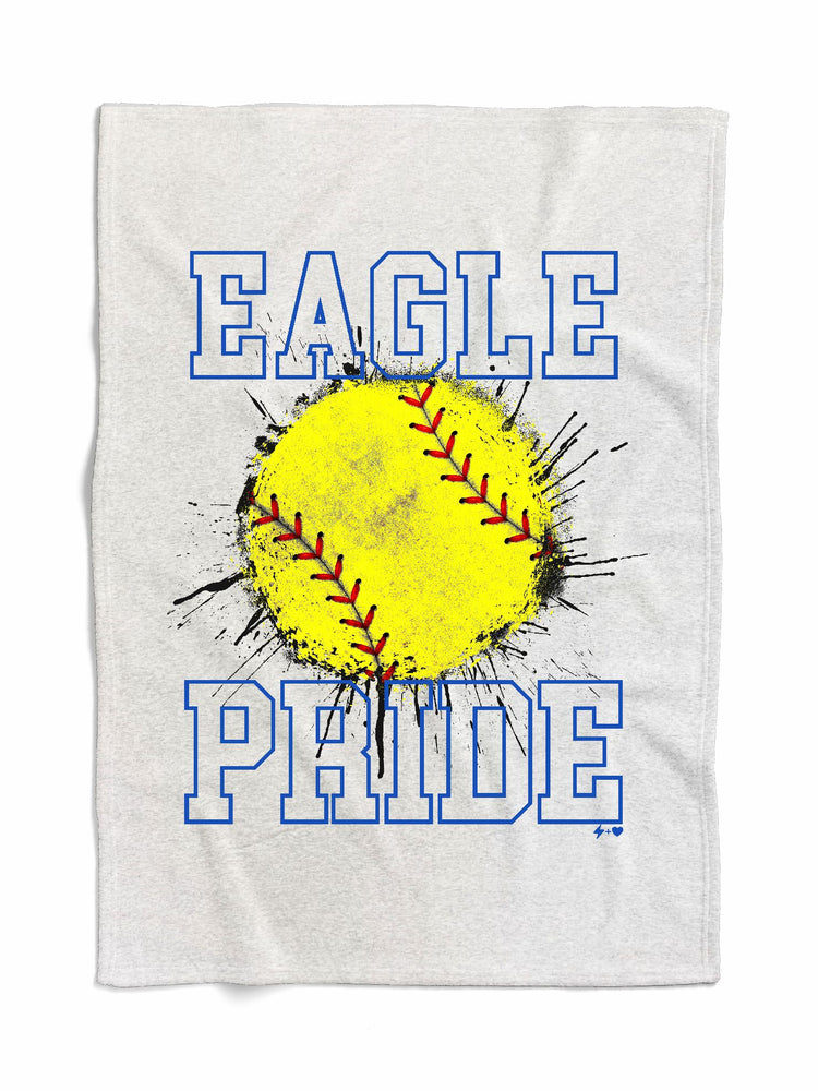 Vintage Softball Pride Custom Sweatshirt Blanket (BLANKET1111)