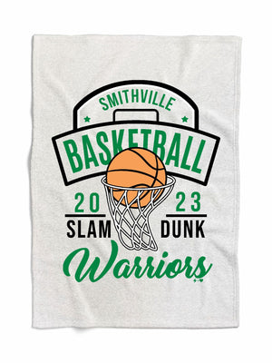 Slam Dunk Basketball Custom Sweatshirt Blanket (BLANKET1119)