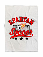 Fire Soccer Ball Custom Sweatshirt Blanket (BLANKET1122)