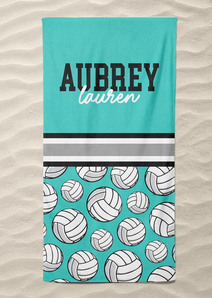 Custom Volleyball Split Beach Towel (BTOWEL1070)