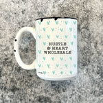 Cute Hearts Custom Boutique Distressed 15oz Mug (DM1001)