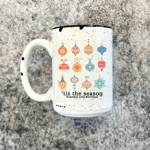 
            
                Load image into Gallery viewer, Tis the Season Custom Boutique Distressed 15oz Mug (DM1010)
            
        