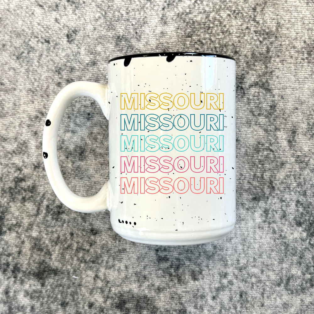 Rainbow State Custom Distressed 15oz Mug (DM1048)