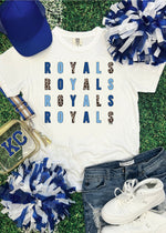 Royals Color Block Tee Shirt (KCBB1002-DTG-TEE)