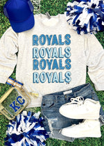 Retro Royals Sweatshirt (KCBB1007-DTG-SS)