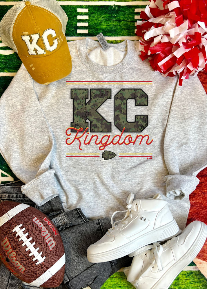 KC Kingdom CAMO Sweatshirt (KCFB1002-DTG-SS)