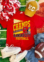 Pennant Champions Kansas City LEO Tee Shirt (KCFB1226-DTF-TEE)