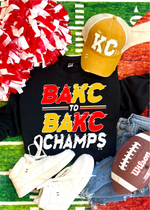 Back to Back Champs KC Sweatshirt (KCFB1230-DTF-SS)