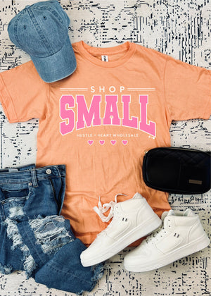 
            
                Load image into Gallery viewer, Varsity Custom Boutique Shop Small Coral Tee (LOGO1008-DTF-TEE)
            
        