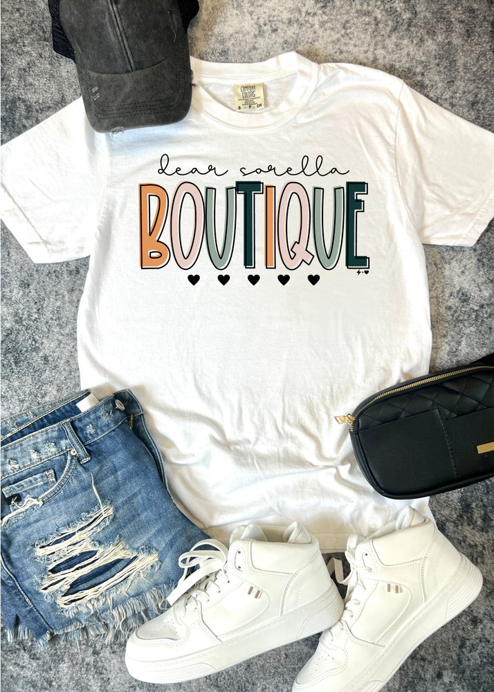 All the Hearts Custom Boutique Tee (LOGO1014-DTG-TEE)