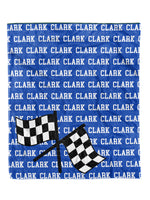 Racing Flag Name Repeat Minky Blanket (MINKY1230)
