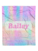Rainbow Glass Custom Minky Blanket (MINKY1281)
