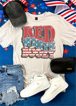 Red White and Boozy Graphic Tee  (USA1017-DTG-TEE)