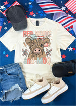 Red White and Moo Graphic Tee (USA1031-DTG-TEE)