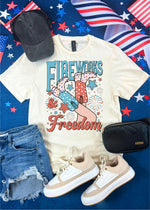 Freedom and Fireworks Graphic Tee (USA1037-DTG-TEE)
