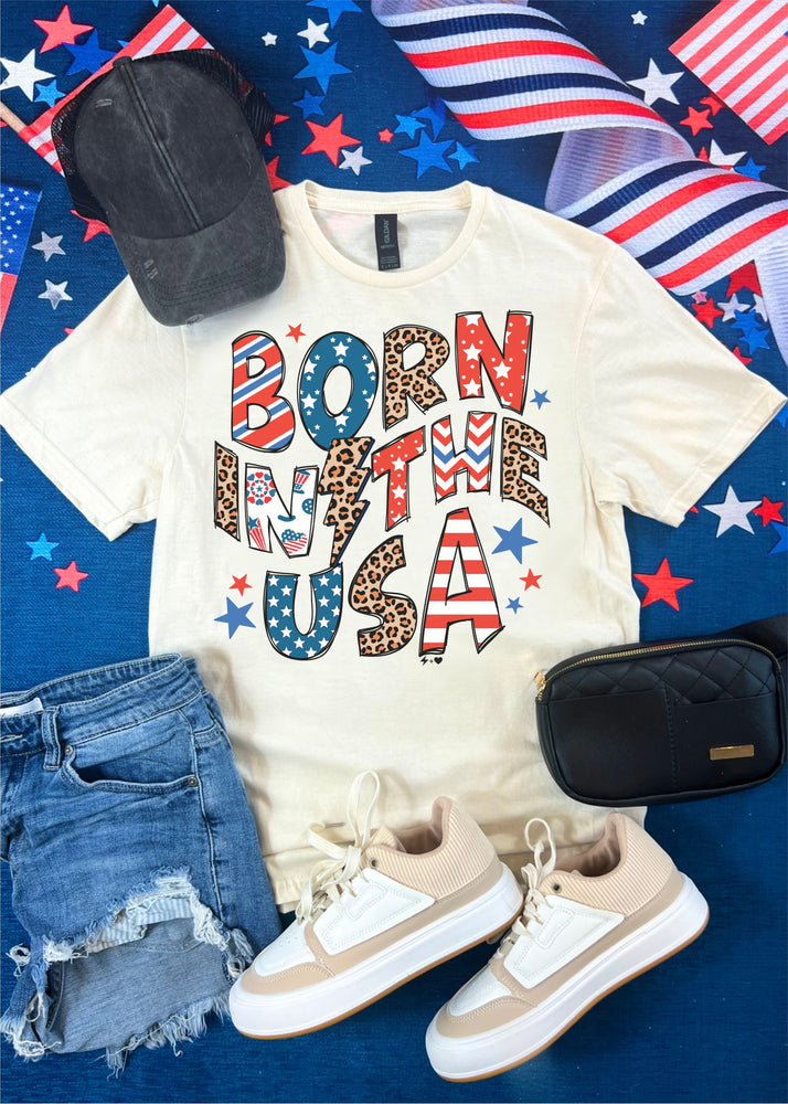 Born in the USA Graphic Tee (USA1046-DTG-TEE)