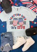 Retro partly Like its 1776 Graphic Tee  (USA1048-DTG-TEE)