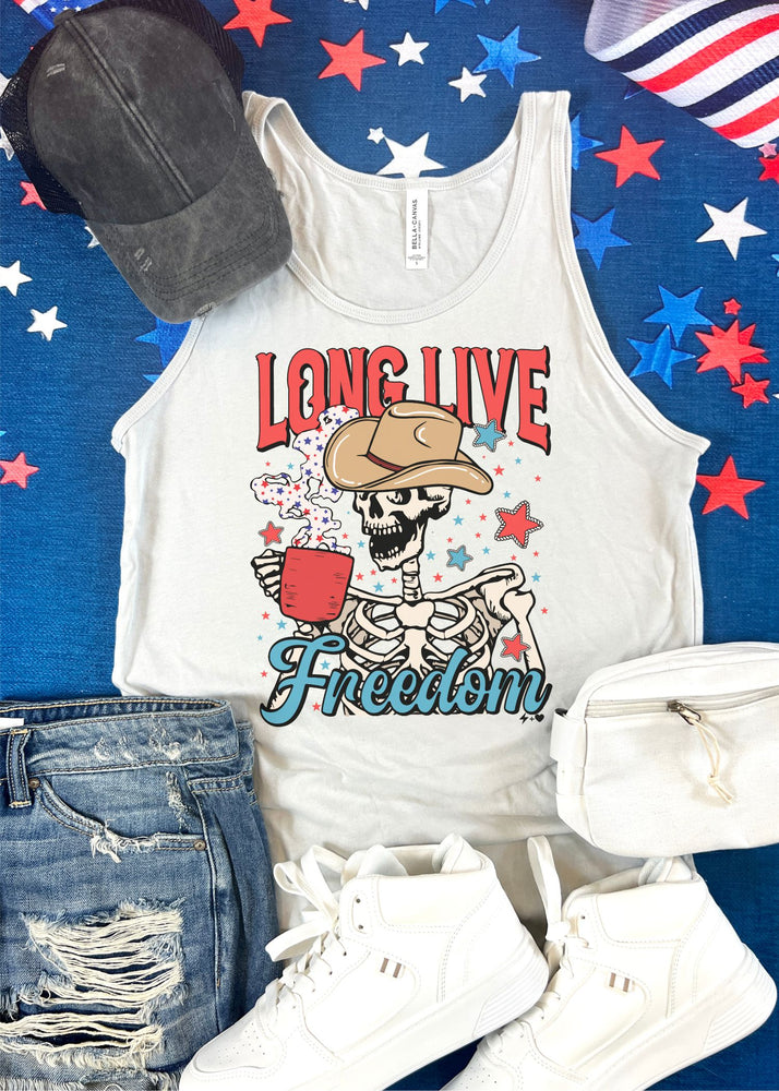 Long Live Freedom Graphic Tank (USA1056-DTG-TANK)