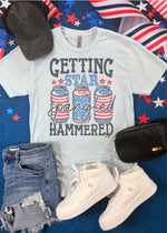 Getting Star Spangled Hammered Graphic Tee (USA1059-DTG-TEE)