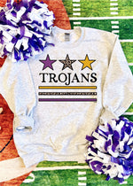Stars and Stripes Custom Spirit Sweatshirt (SPIRIT1003-DTG-SS)