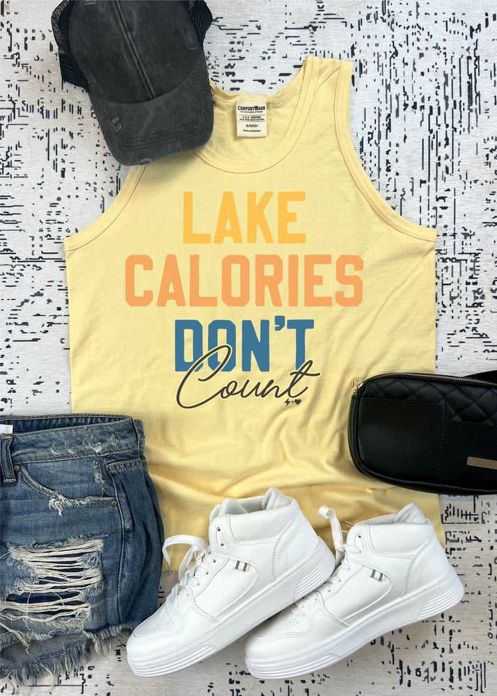 Lake Calories Don't Count Tank (SUMMER1002-DTG-TANK)