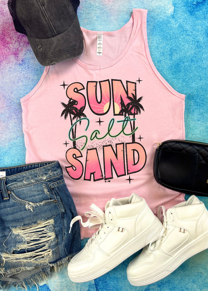 Retro Sun Salt Sand TANK (SUMMER1021- DTG-TANK)