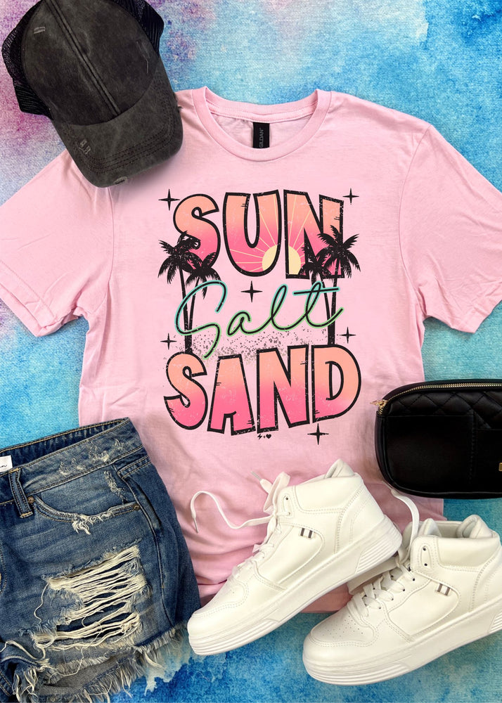 Retro Sun Salt Sand Tee (SUMMER1021- DTG-TEE)