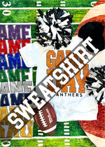 Game Day Custom Spangle Sweatshirt (SPIRIT1094-DTG-SS)