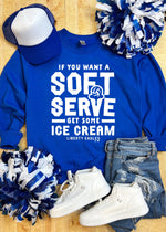 Volley Soft Serve Custom Sweatshirt (VBALL1022-DTF-SS)