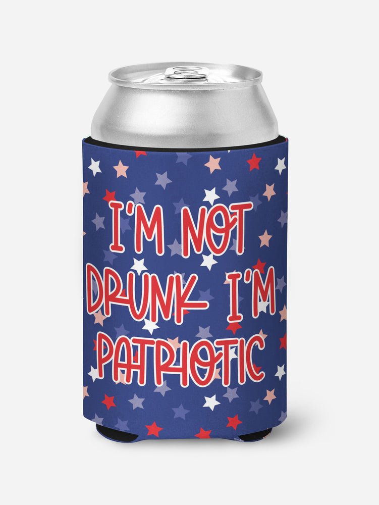 I'm Not Drunk I'm Patriotic Can Insulator (CC1090)
