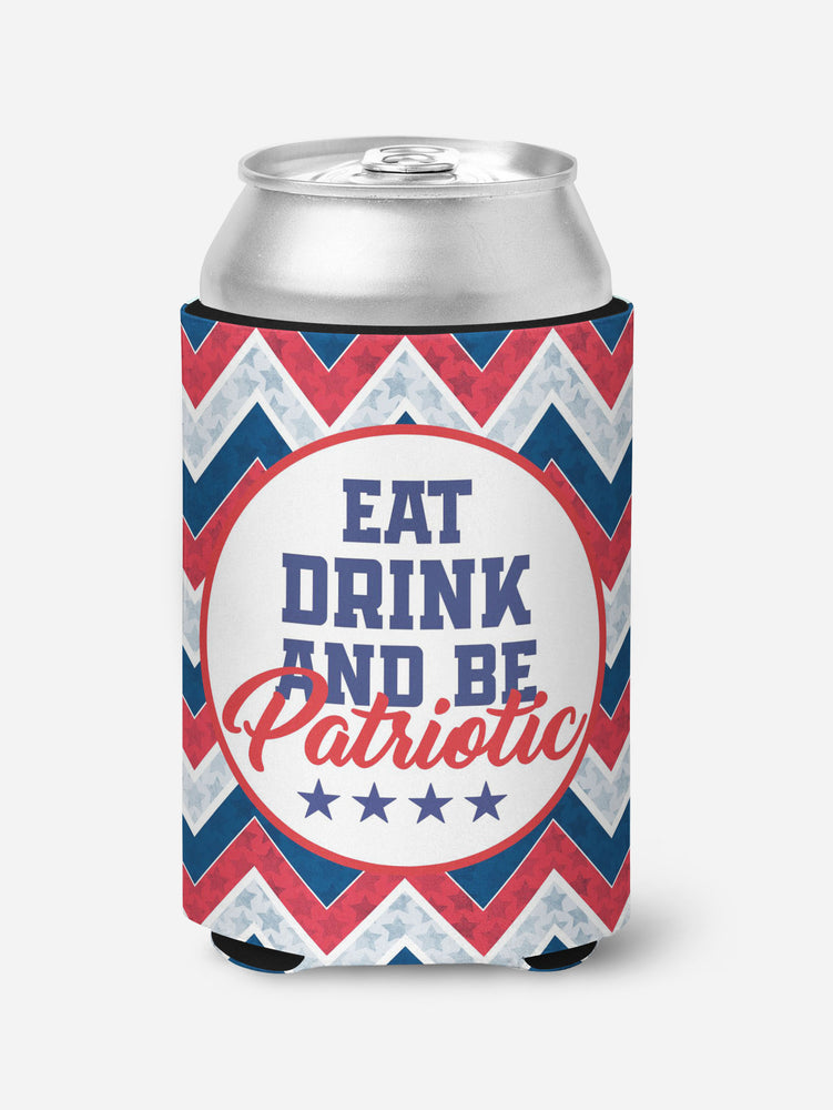 Eat Drink and Be Patriotic Can Insulator (CC1092)