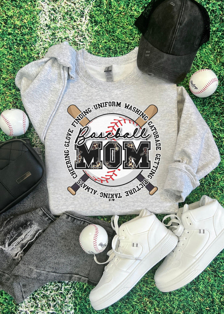 Baseball Mom Terms Sweatshirt (BASEBALL1027-DTG-SS)