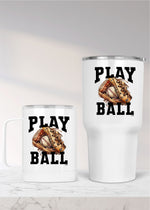 Play Ball Baseball Metal Drinkware (BBALLDW1004)