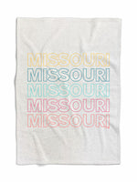 Rainbow State Custom Sweatshirt Blanket (BLANKET1030)