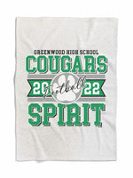 School Spirit Custom Sweatshirt Blanket (BLANKET1057)