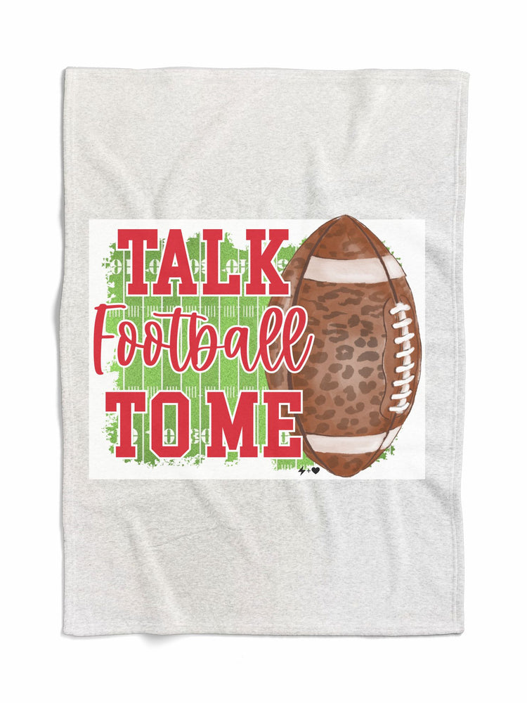 
            
                Load image into Gallery viewer, Talk Football to Me Custom Sweatshirt Blanket (BLANKET1069)
            
        