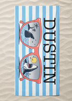 Sharks in the Ocean Custom Beach Towel (BTOWEL1004)
