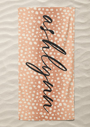 
            
                Load image into Gallery viewer, Doe Print Custom Beach Towel (BTOWEL1019)
            
        