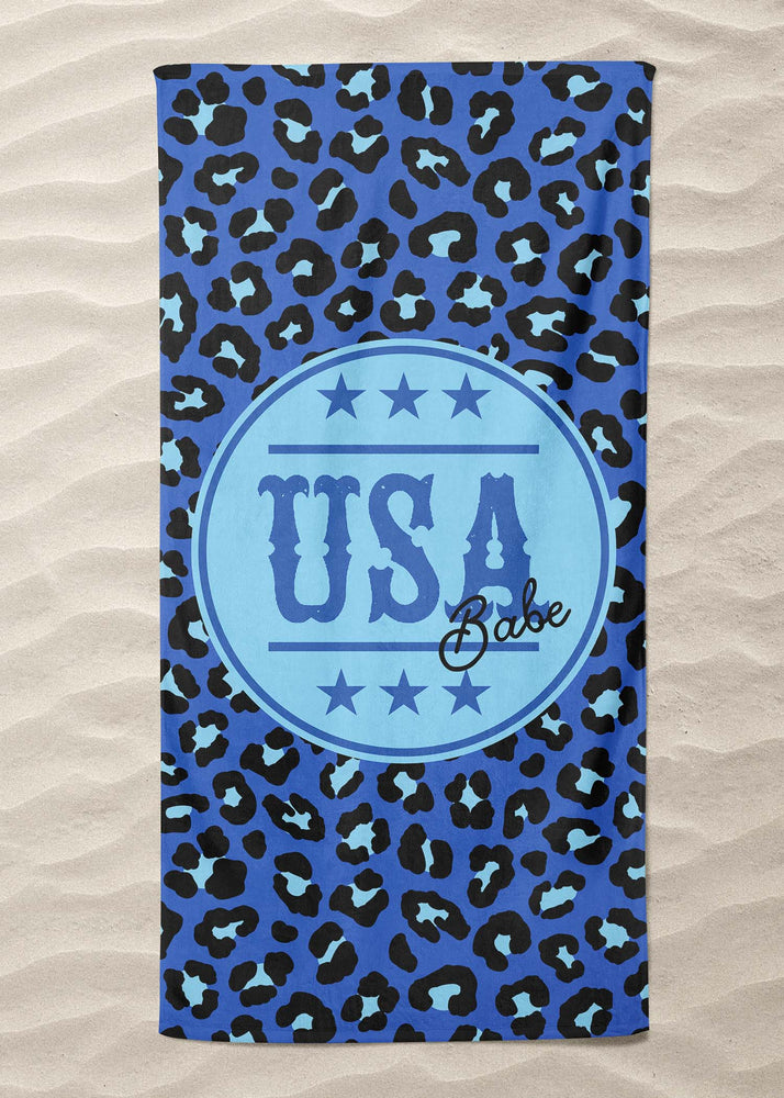 USA Babe Beach Towel (BTOWEL1051)