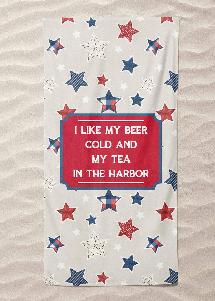 Tea in the Harbor Beach Towel (BTOWEL1058)