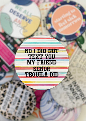 
            
                Load image into Gallery viewer, Senor Tequila Drink Coaster (COASTER1007)
            
        