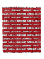 Custom Solid Color Game Day Minky Blanket (CARDINAL)