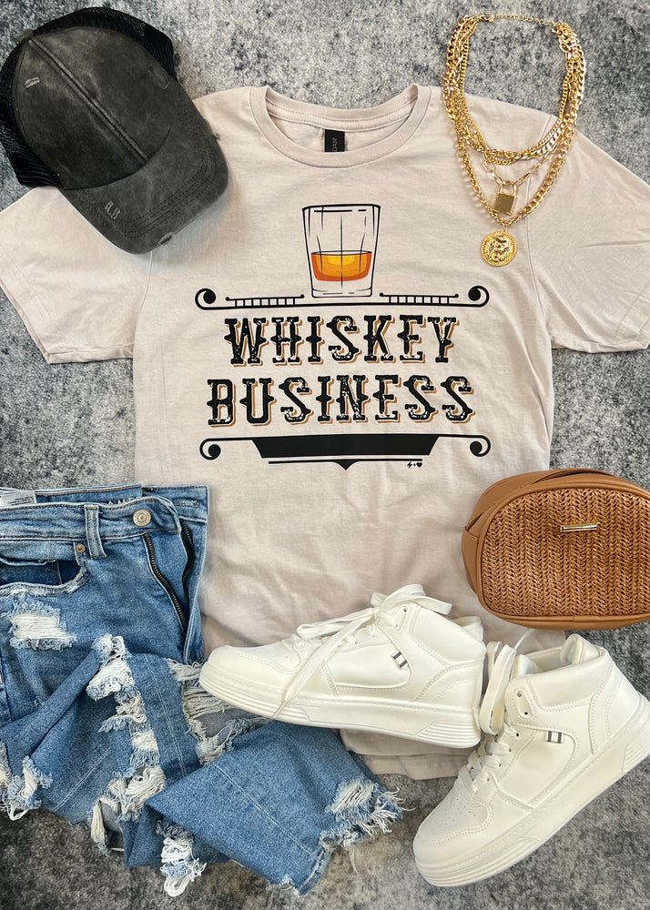 Whiskey Business Tee (FOOD1023-DTG-TEE)