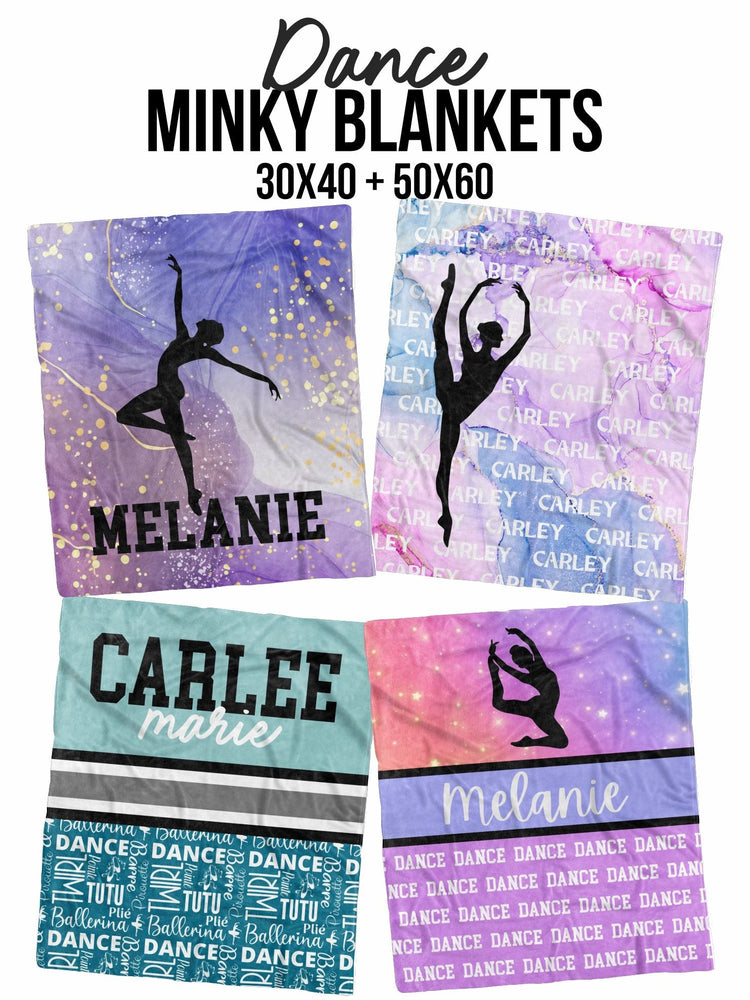 Dance Split Minky Blanket (MINKY1209)