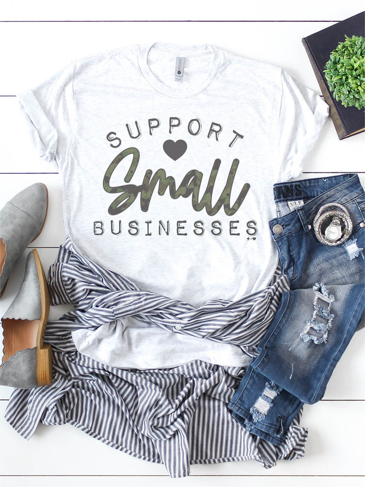 Support Small Businesses Camo Tee (EVERYDAY1001-SUB-TEE)