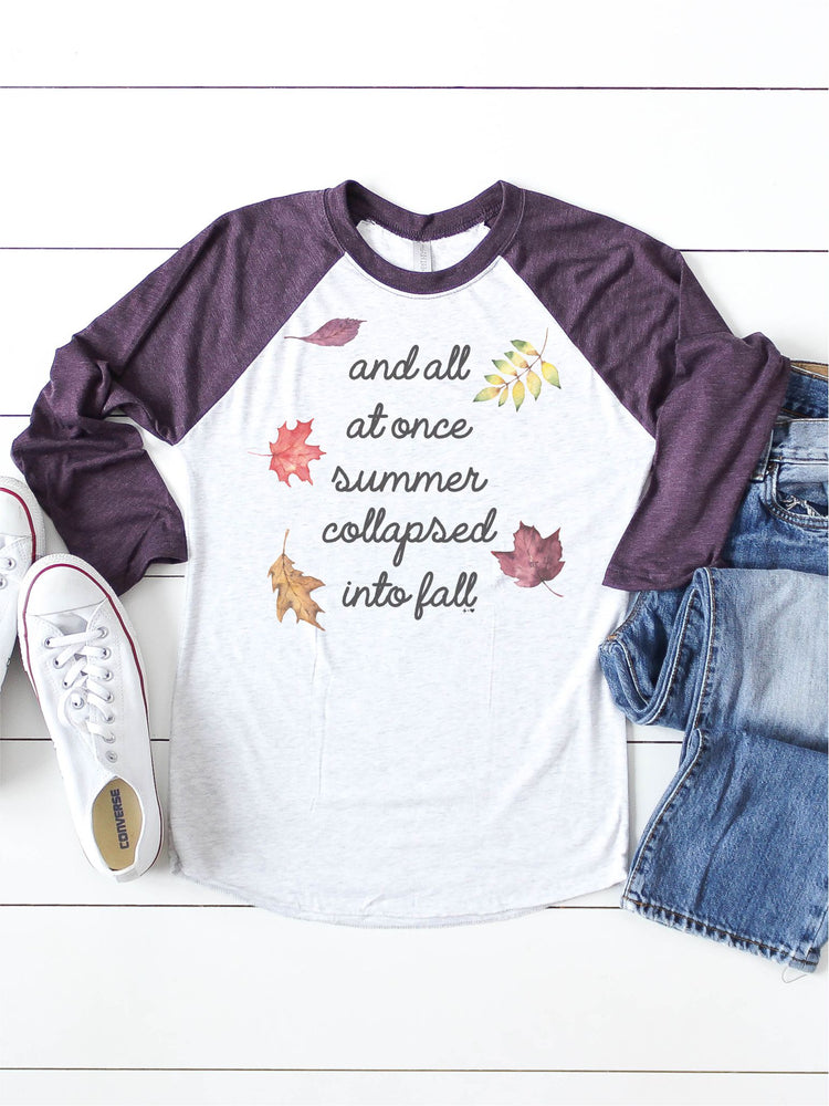 Summer Collapsed To Fall Raglan (FALL1009-DTG-R)