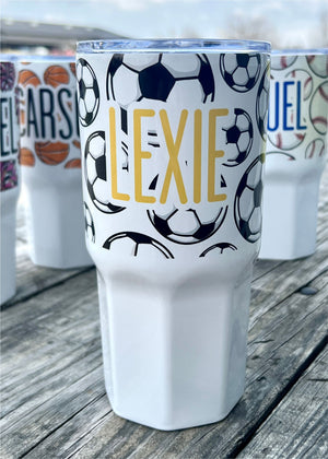 
            
                Load image into Gallery viewer, Custom Soccer Full Wrap Tumbler (FWDW1004)
            
        