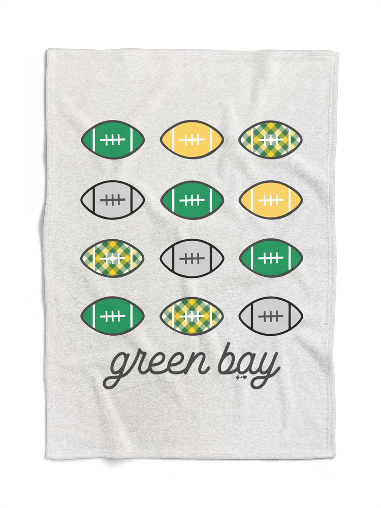 All the Green Bay TDs Sweatshirt Blanket (BLANKET-GB1001)